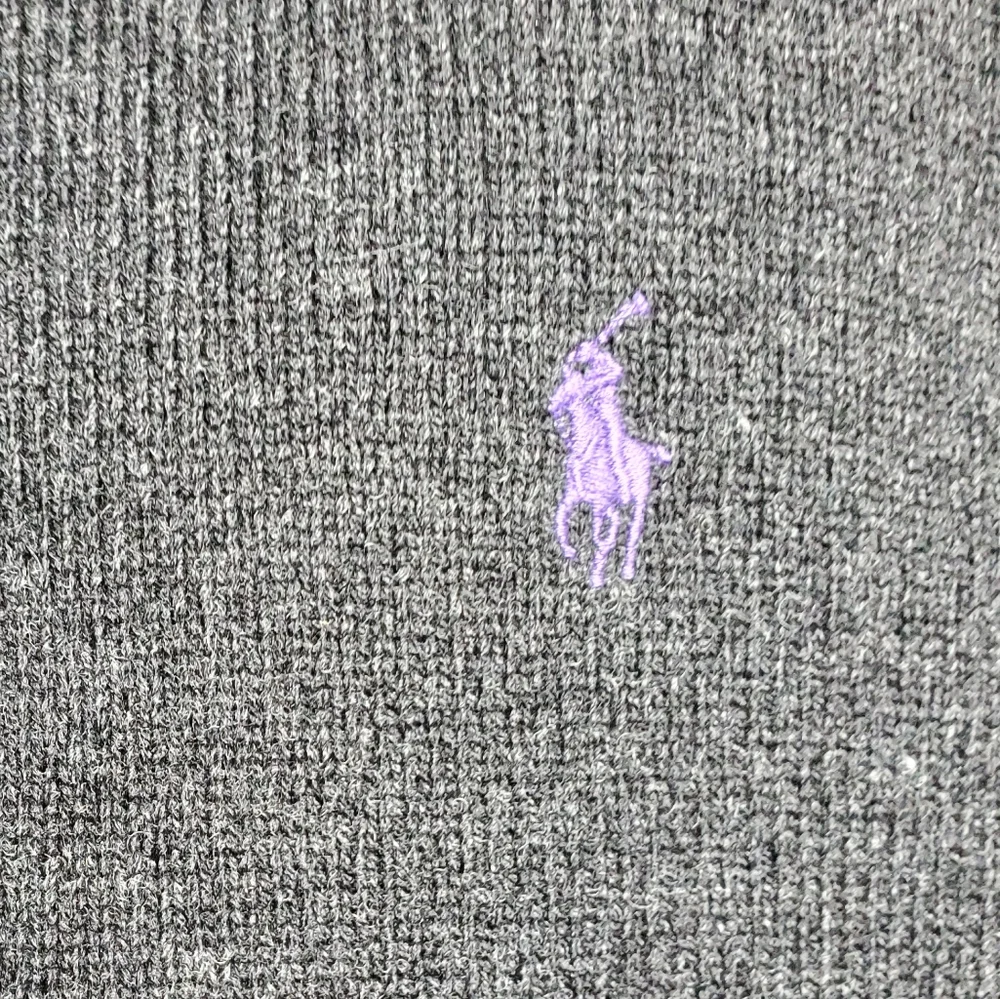 POLO By Ralph Lauren 100% Lamb Wool Gray Pullover Size XL